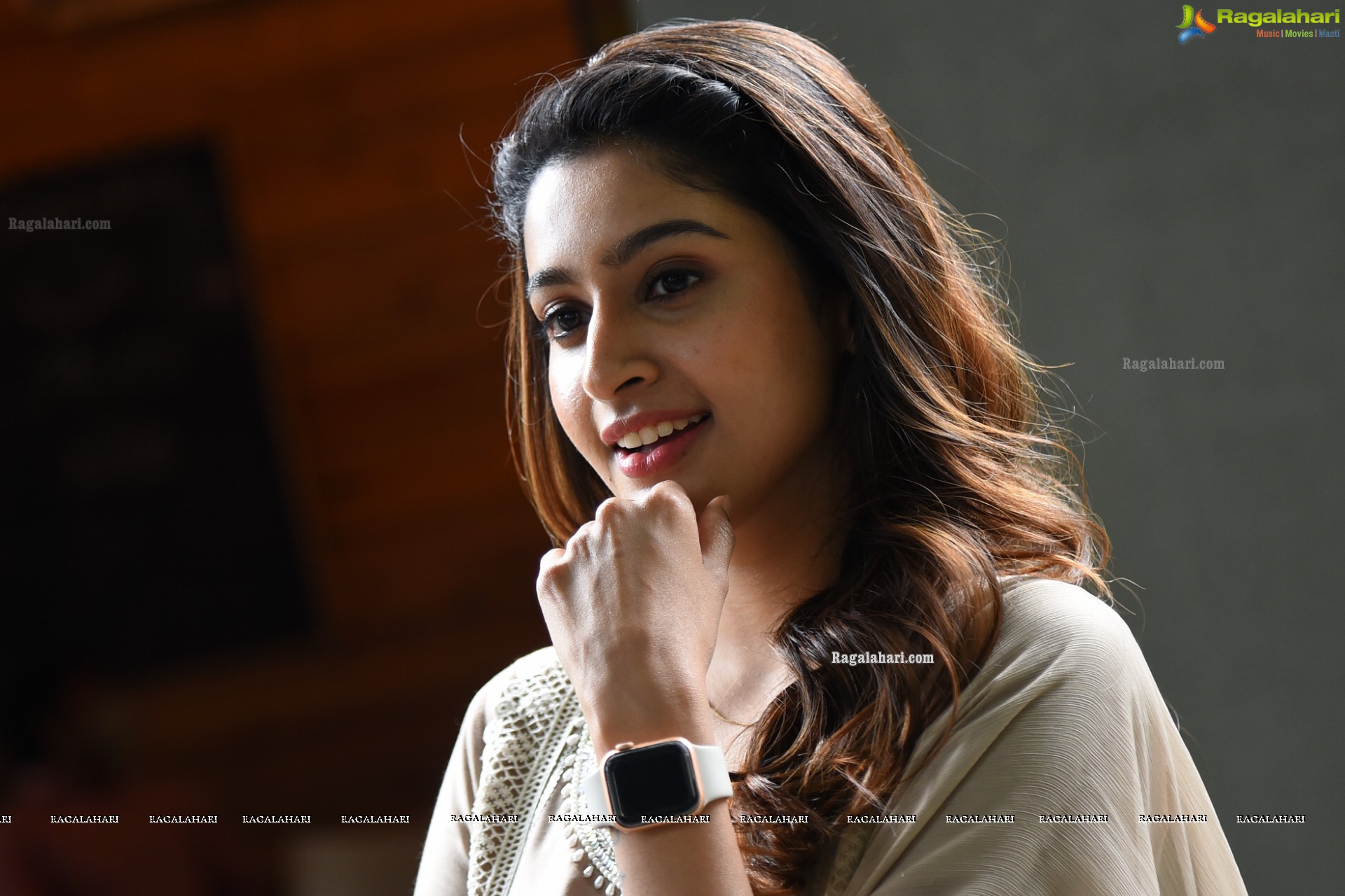 Tanya Ravichandran at Raja Vikramarka Movie Interview, HD Photo Gallery