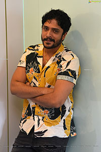 Vasishta Simha Stills at Nayeem Dairies Movie Interview