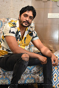 Vasishta Simha Stills at Nayeem Dairies Movie Interview