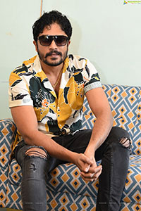 Vasishta Simha Stills at Nayeem Dairies Movie Interview