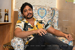 Vasishta Simha Stills at Nayeem Dairies Movie Interview