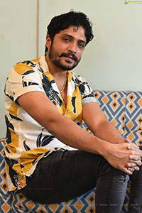 Vasishta Simha Stills at Nayeem Dairies Movie Interview