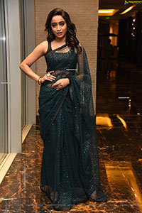 Vindhya Vishaka at Kurup Movie Pre Release Event