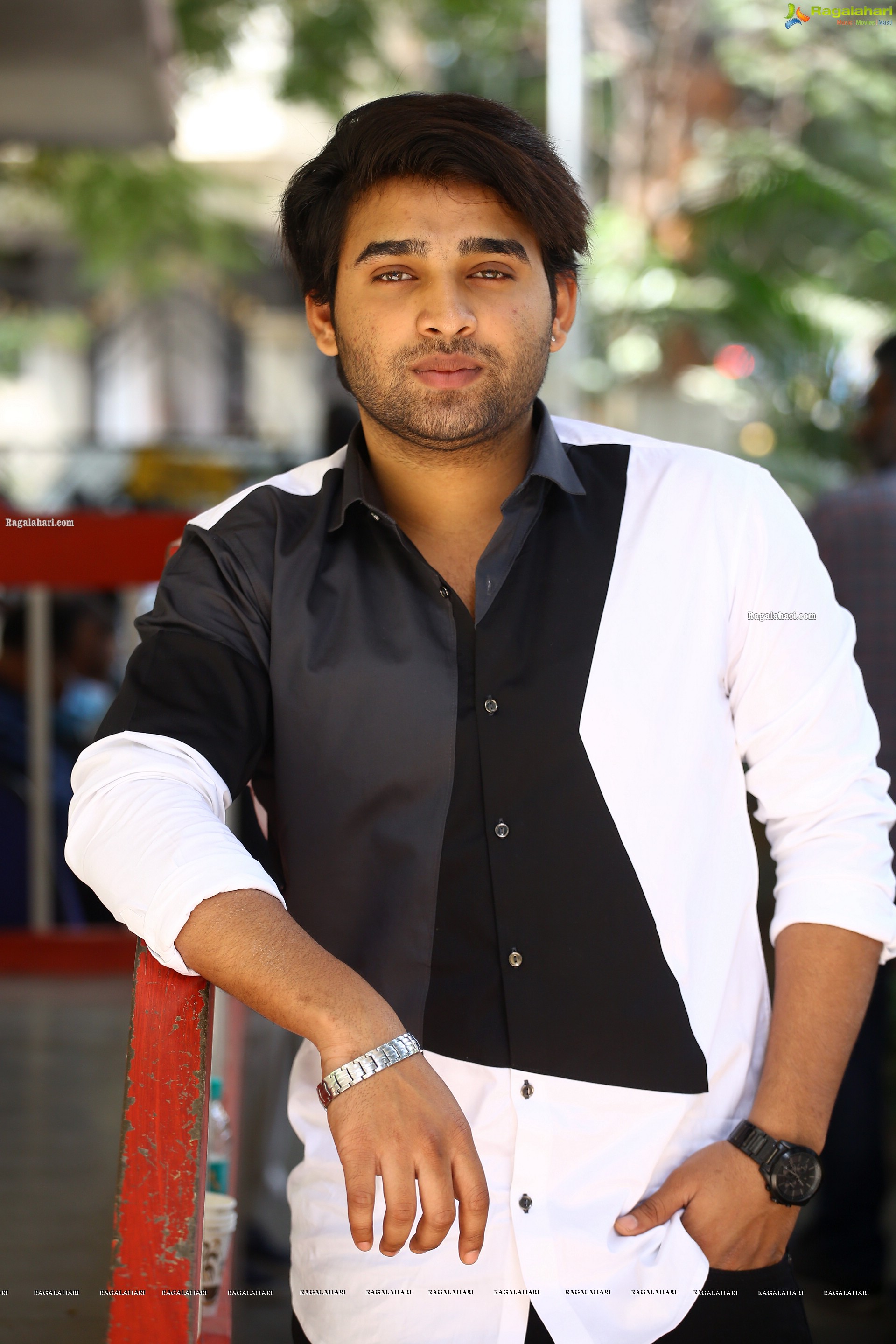 Zeeshan Osmani Stills at Telangana Devudu Movie Interview