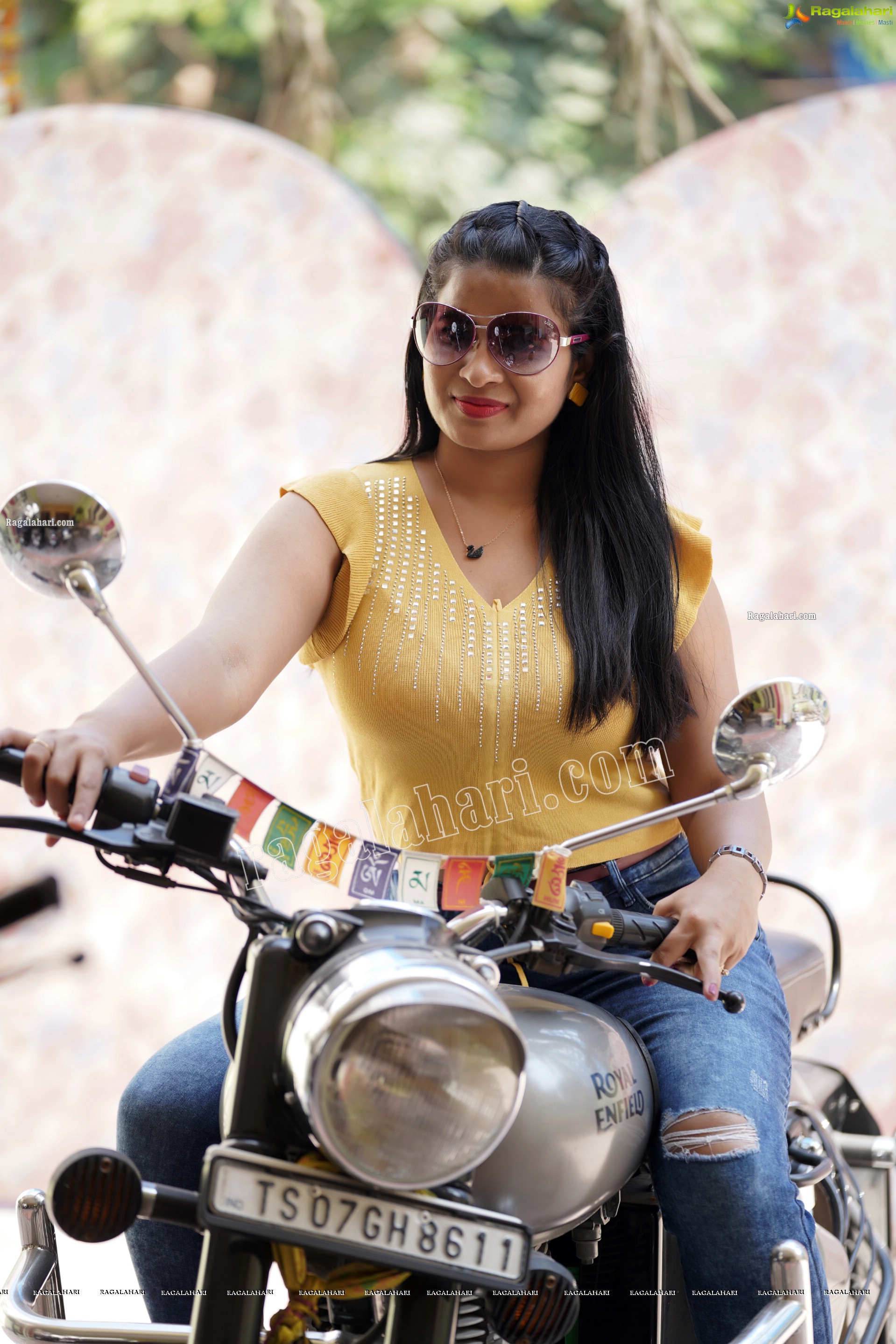 Anusha Venugopal in Yellow Crop Top and Jeans, Exclusive Photoshoot