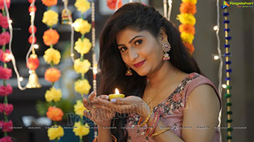 Ashmitha Khan Diwali Special Photoshoot