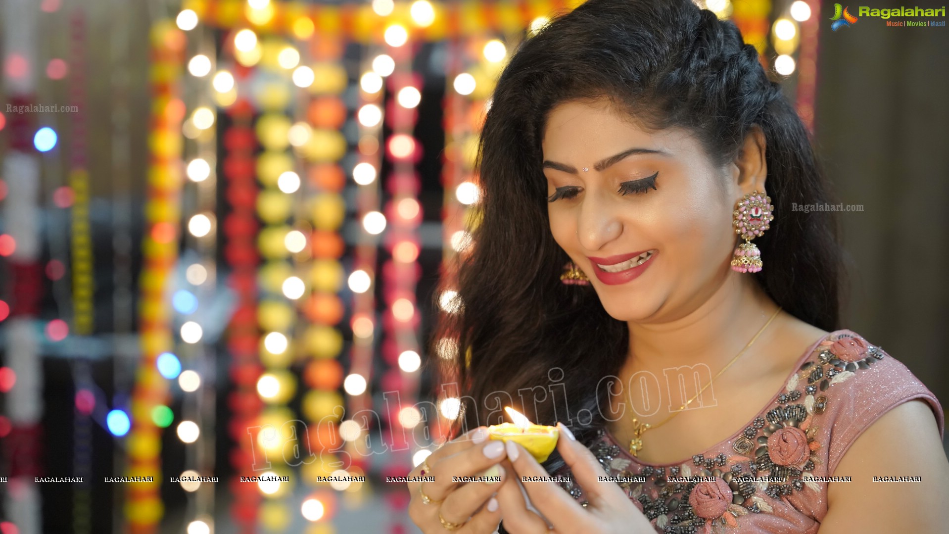 Ashmitha Khan Diwali Special Photoshoot, Exclusive