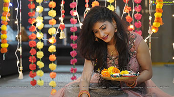 Ashmitha Khan Diwali Special Photoshoot