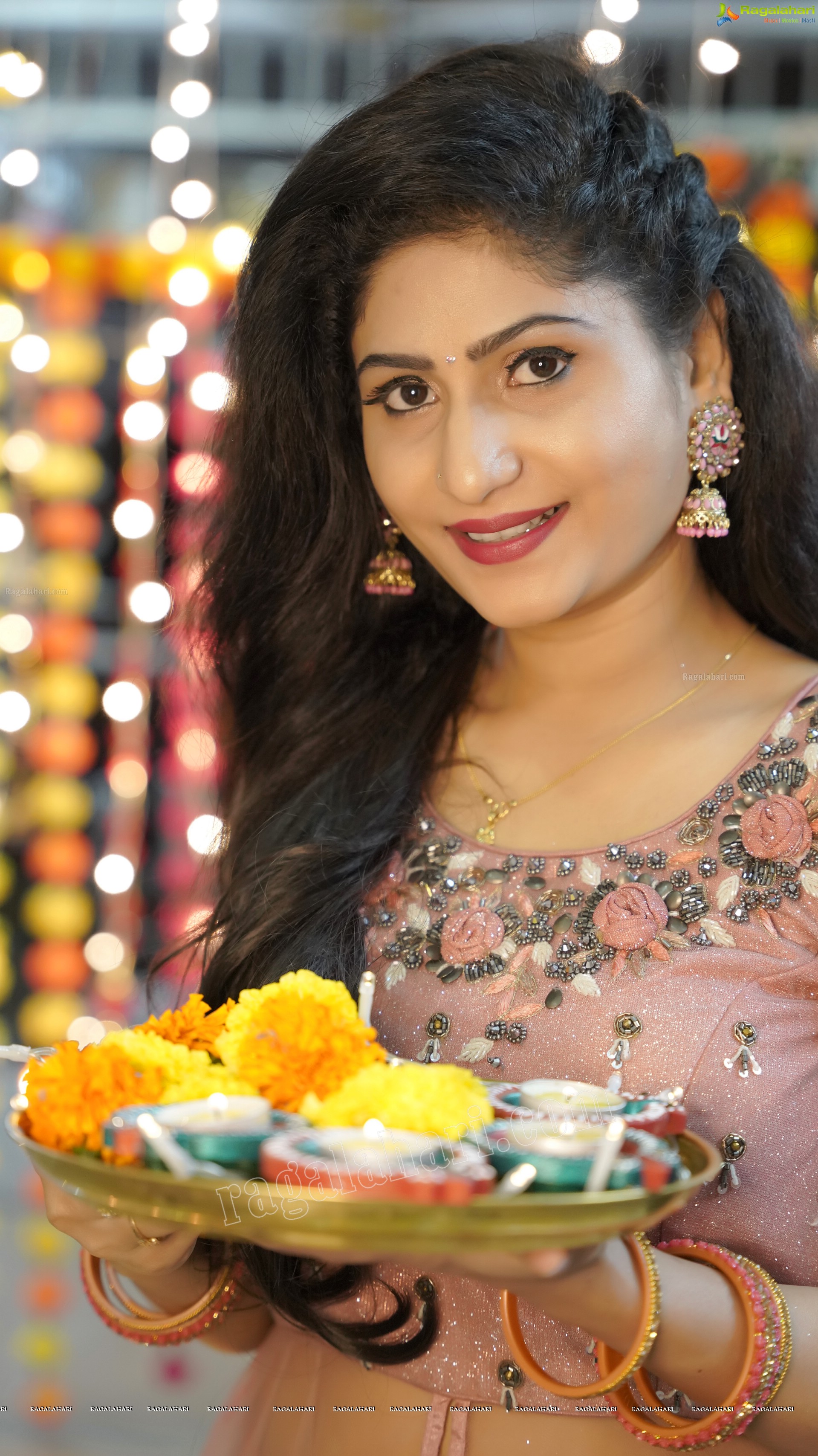 Ashmitha Khan Diwali Special Photoshoot, Exclusive