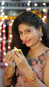 Ashmitha Khan Diwali Special Photoshoot