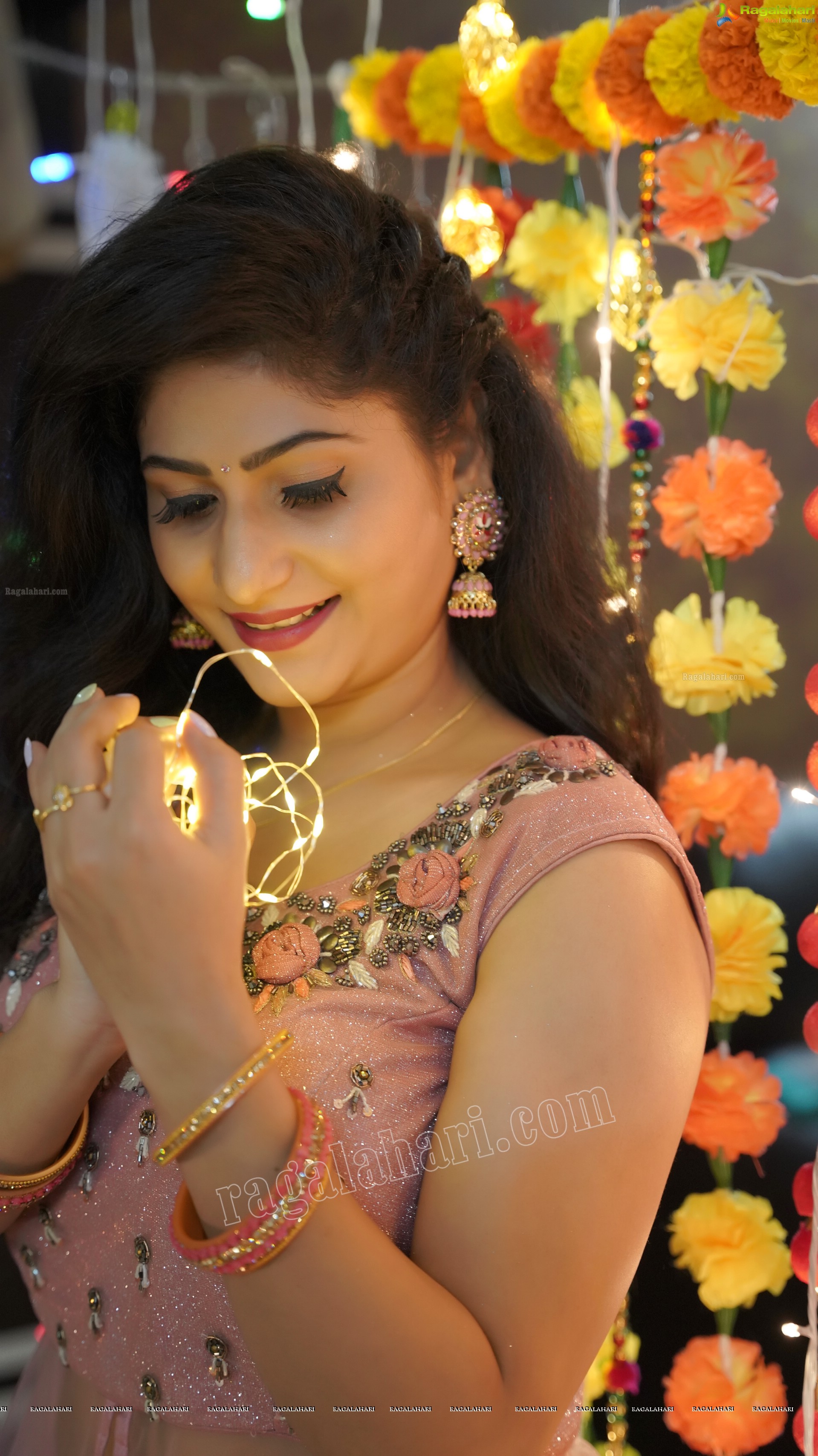 Ashmitha Khan Diwali Special Photoshoot, Exclusive