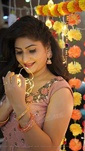 Ashmitha Khan Diwali Special Photoshoot