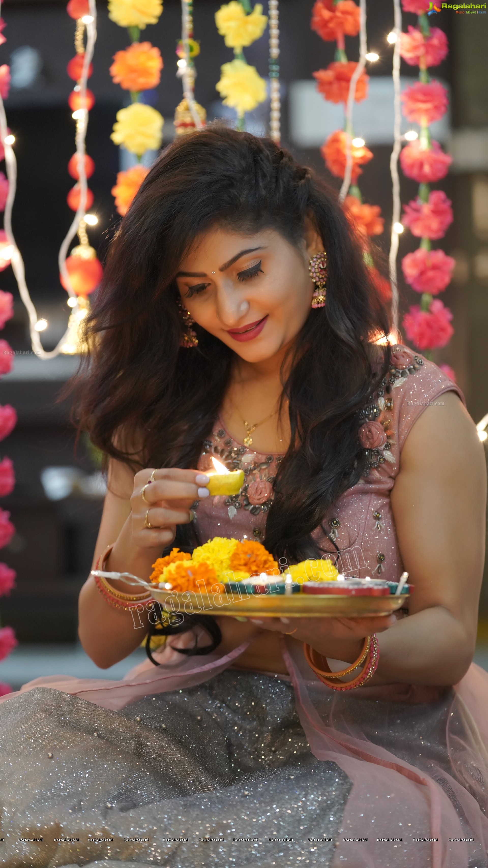 Ashmitha Khan Diwali Special Photoshoot, Exclusive