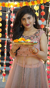 Ashmitha Khan Diwali Special Photoshoot