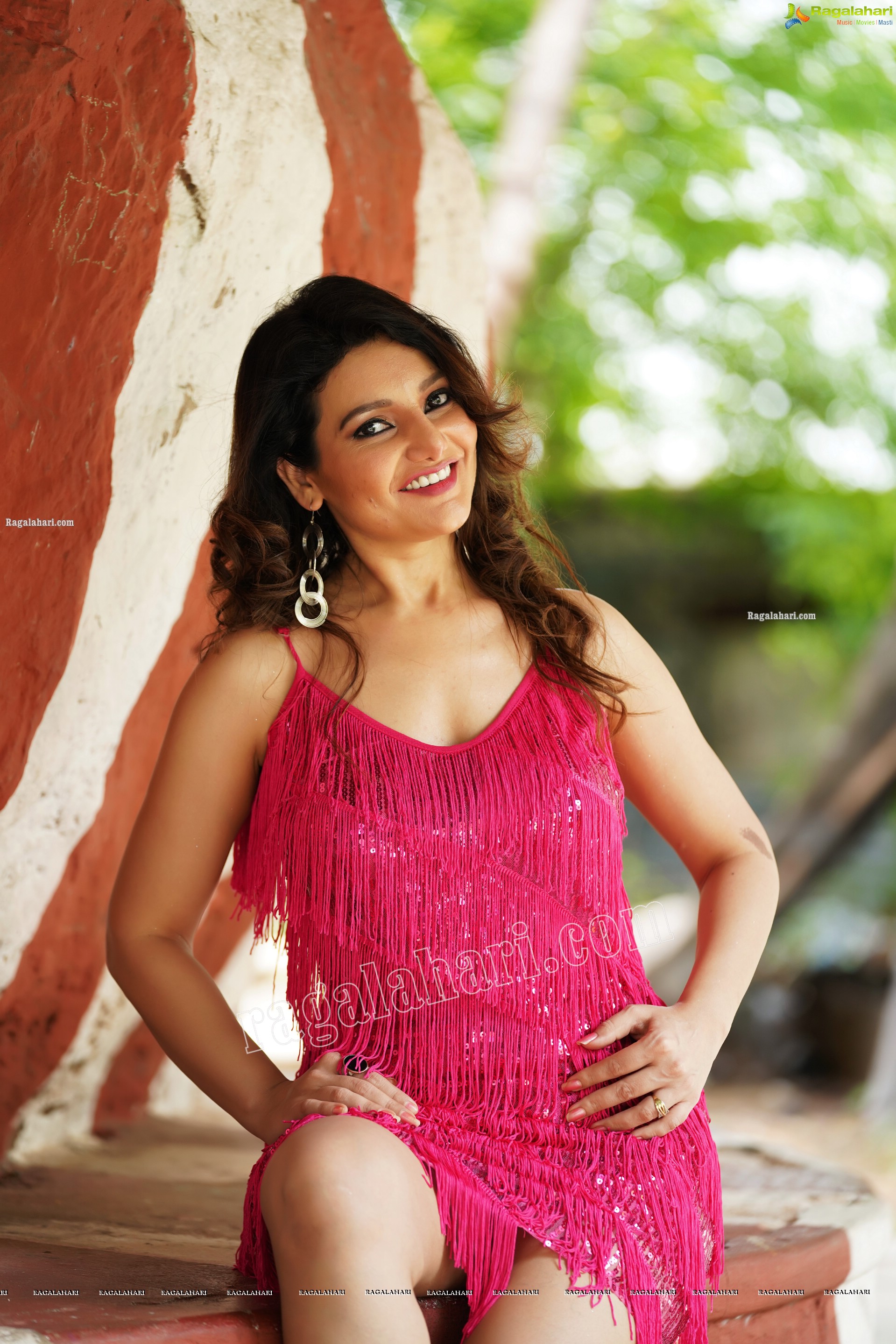 Nisha Singh Rajput in Pink Sequin Bodycon Dress, Exclusive Photoshoot