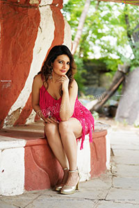 Nisha Singh Rajput in Pink Sequin Bodycon Dress