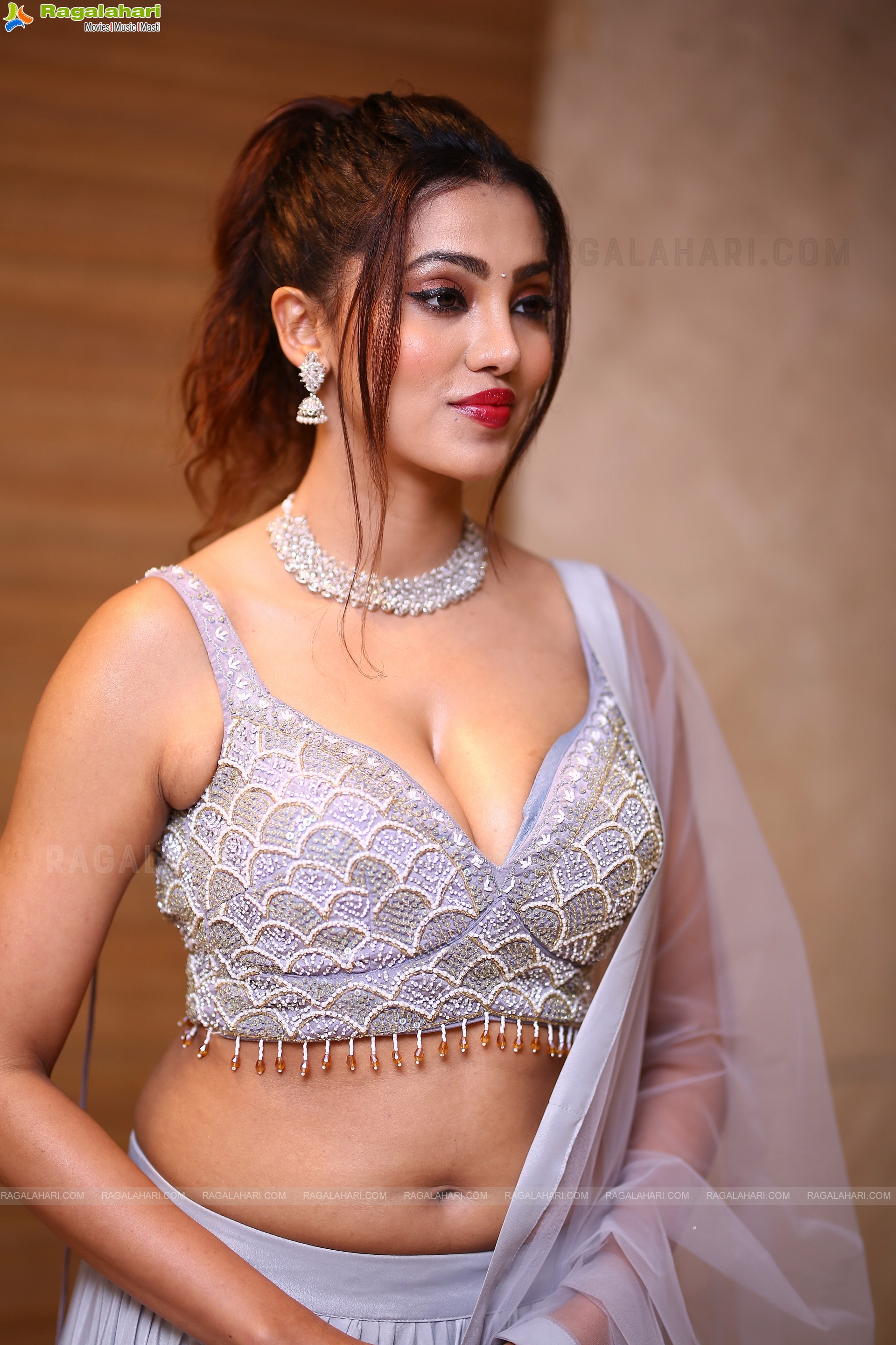 Ananya Raj at Thaggede Le Pre-Release Event, HD Photo Gallery