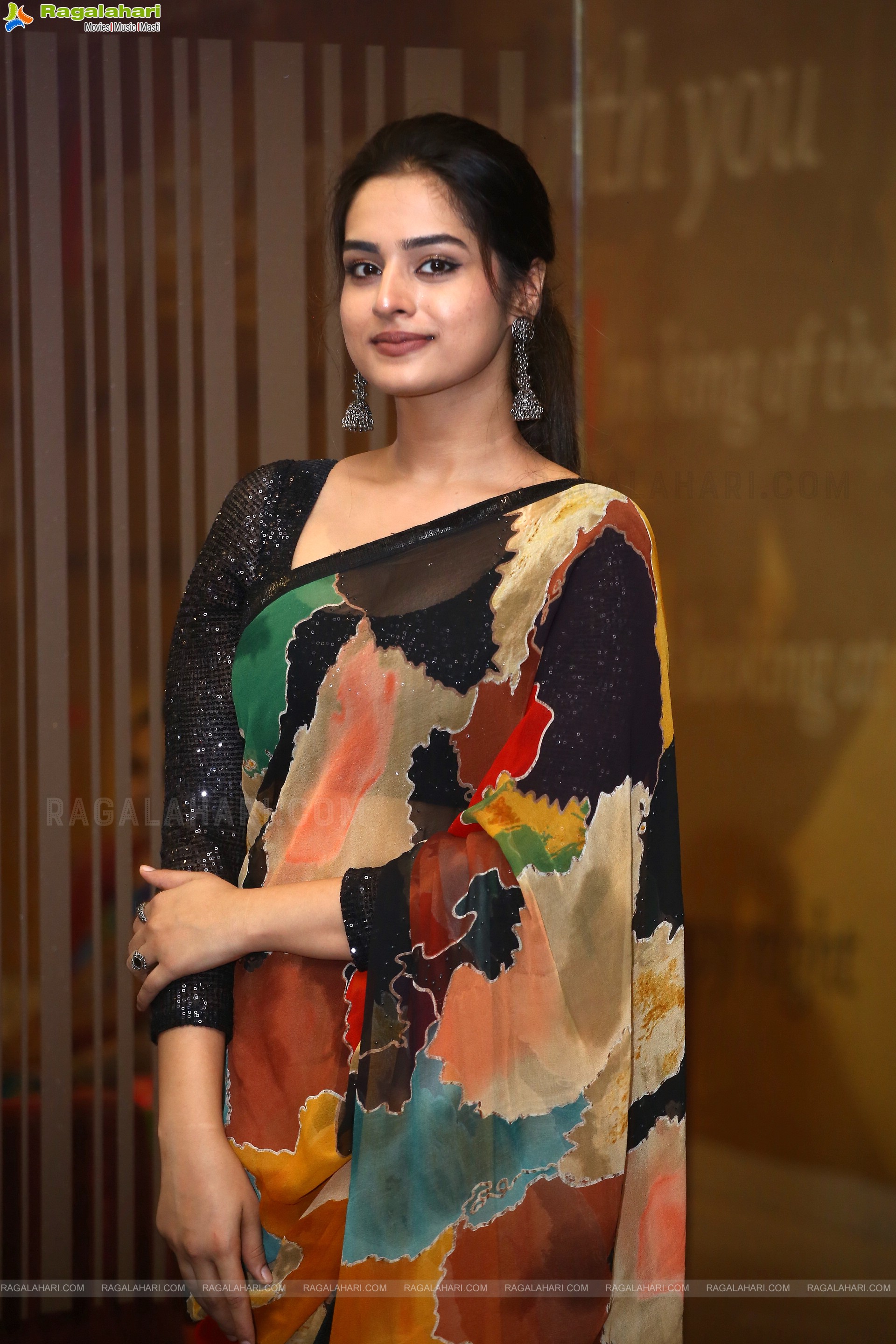 Ayesha Khan at Mukha Chitram Movie Trailer Launch, HD Photo Gallery