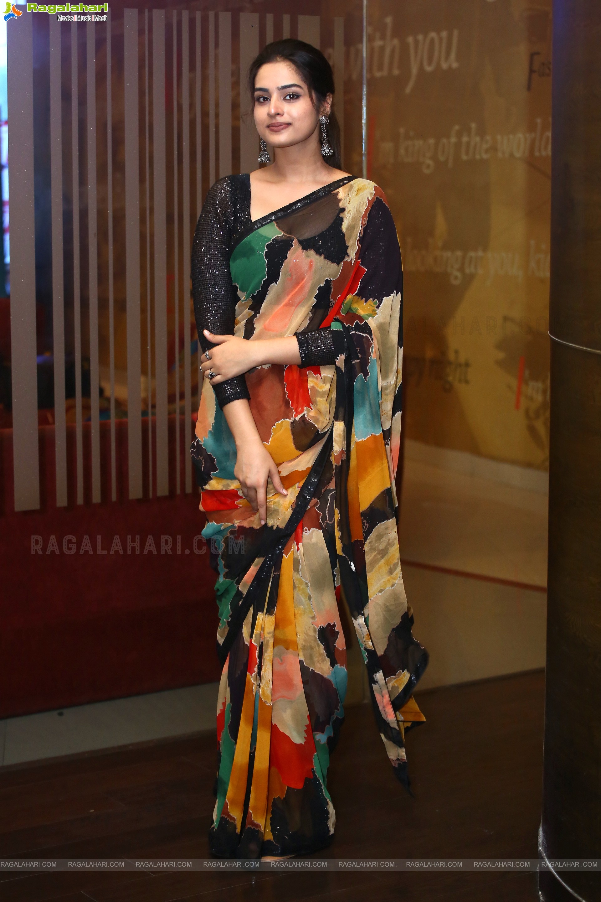 Ayesha Khan at Mukha Chitram Movie Trailer Launch, HD Photo Gallery