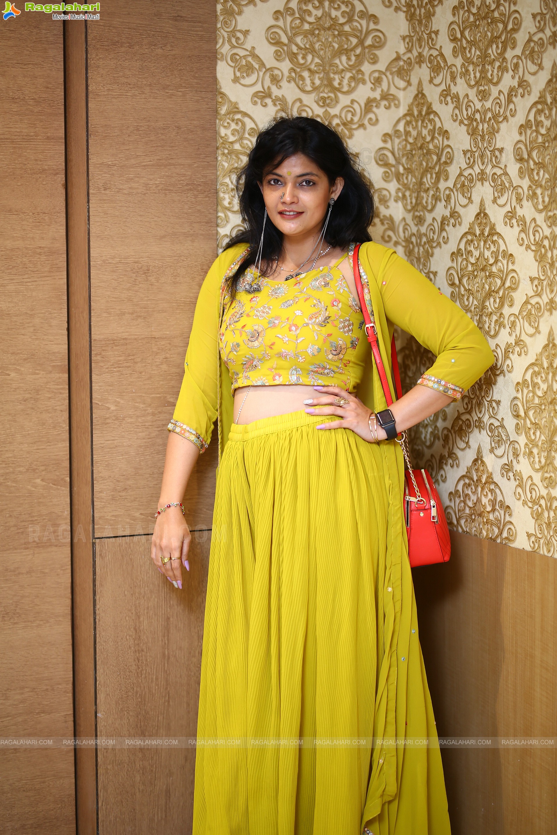 Kalpika Ganesh at Yashoda Movie Success Meet, HD Photo Gallery