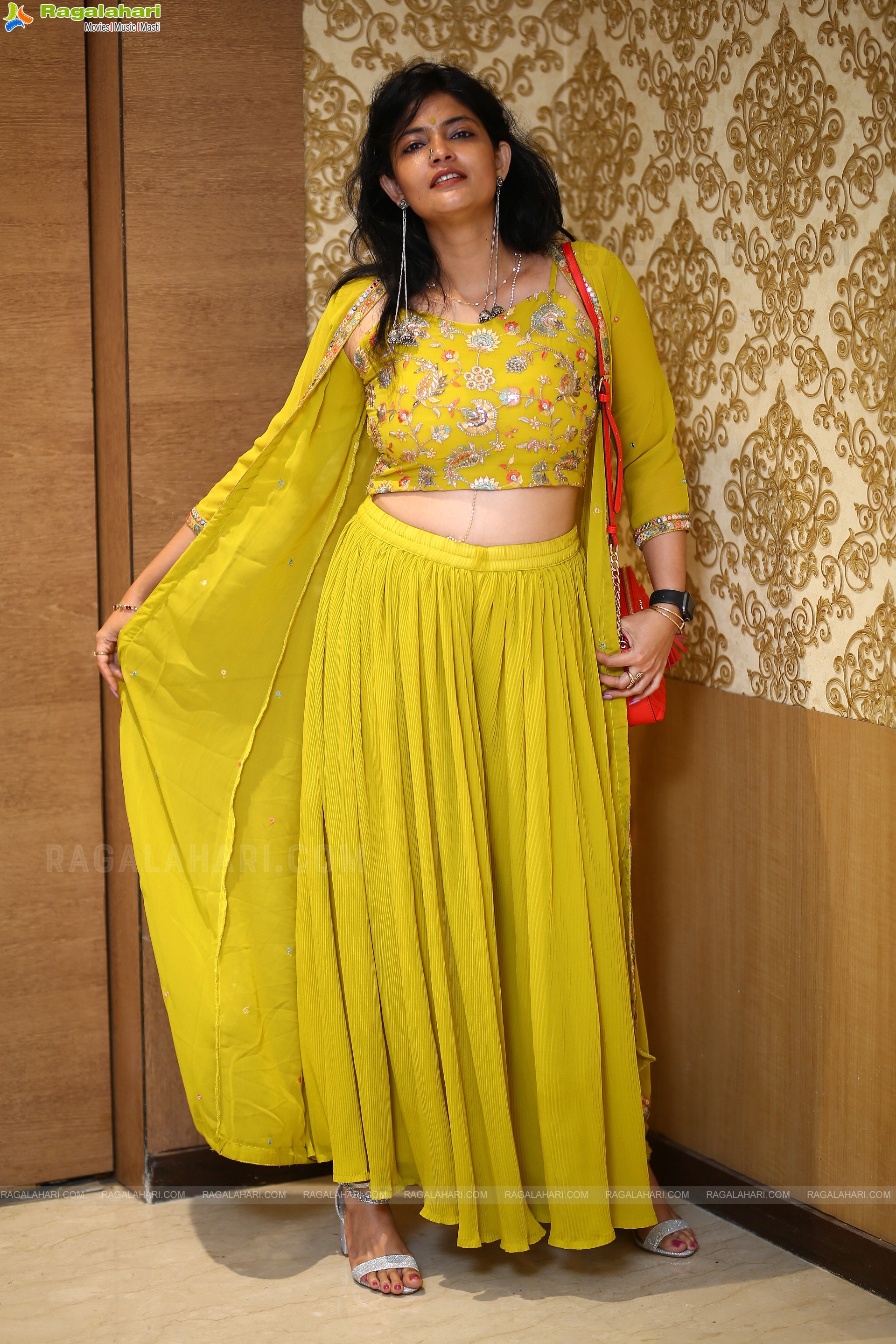 Kalpika Ganesh at Yashoda Movie Success Meet, HD Photo Gallery