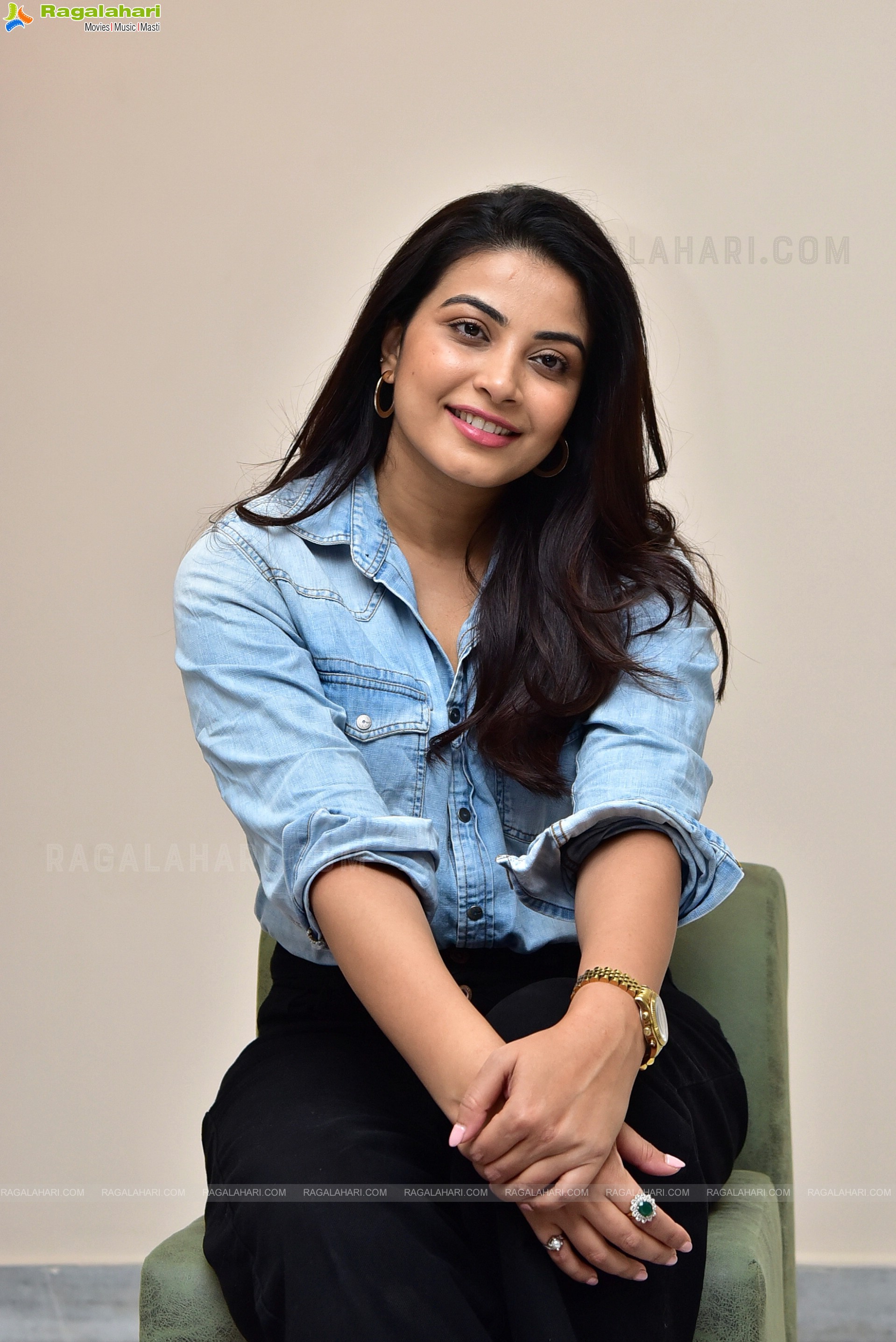 Kavya Shetty at Gurthunda Seethakalam Movie Interview, HD Photo Gallery