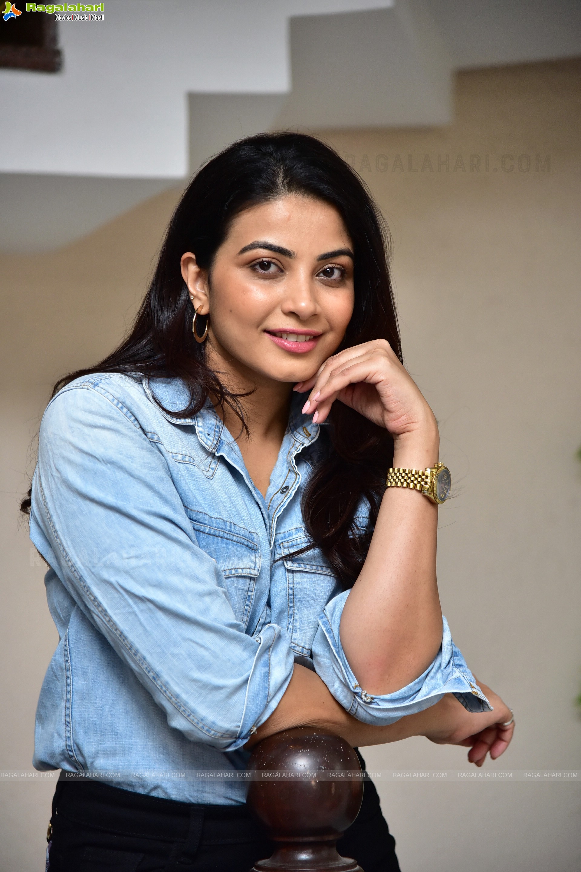 Kavya Shetty at Gurthunda Seethakalam Movie Interview, HD Photo Gallery