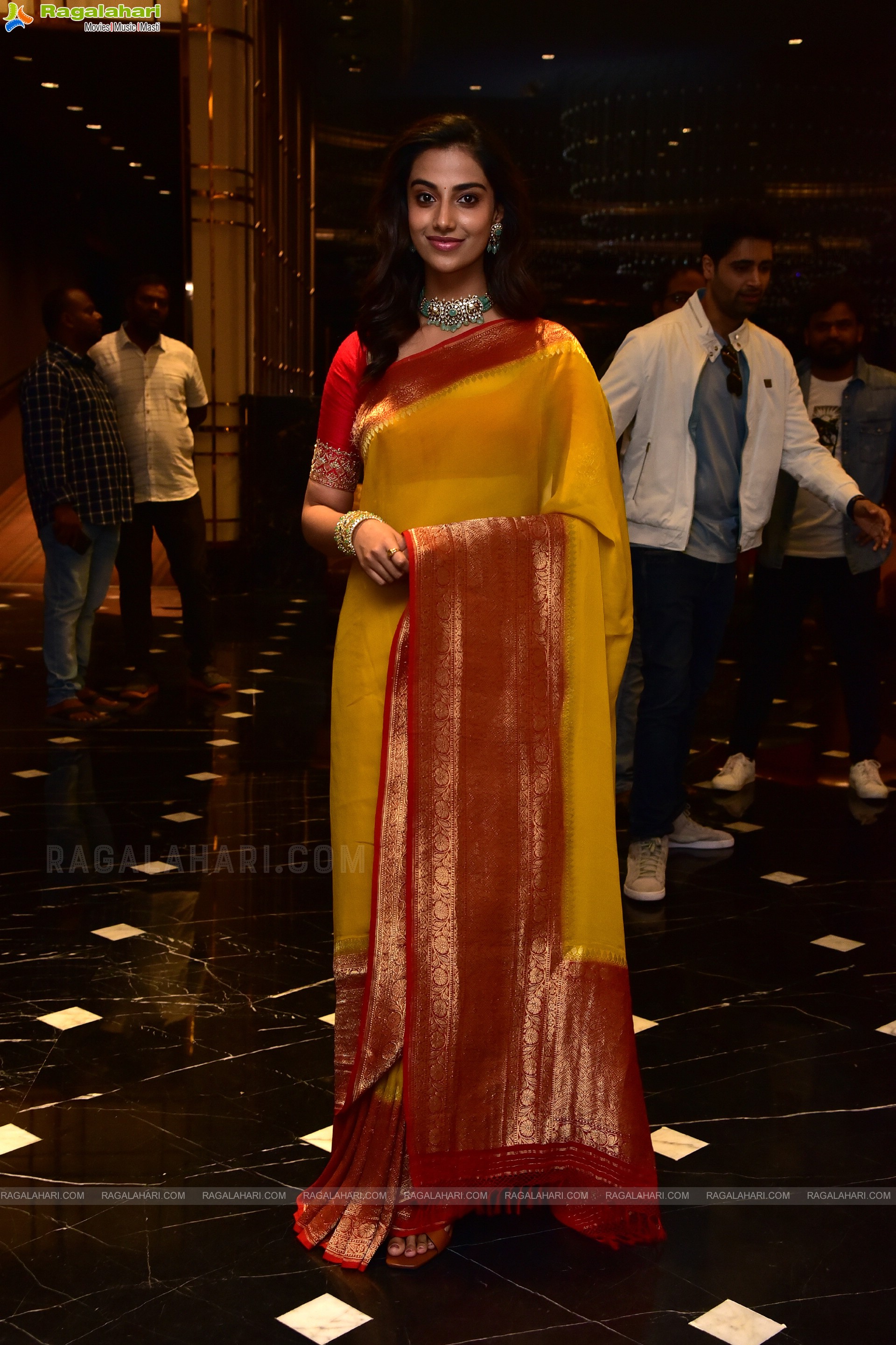 Meenakshi Chaudhary at Hit The Second Case Movie Teaser Launch, HD Stills