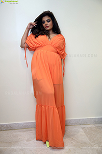 Sarayu Roy at Thaggede Le Pre-Release Event