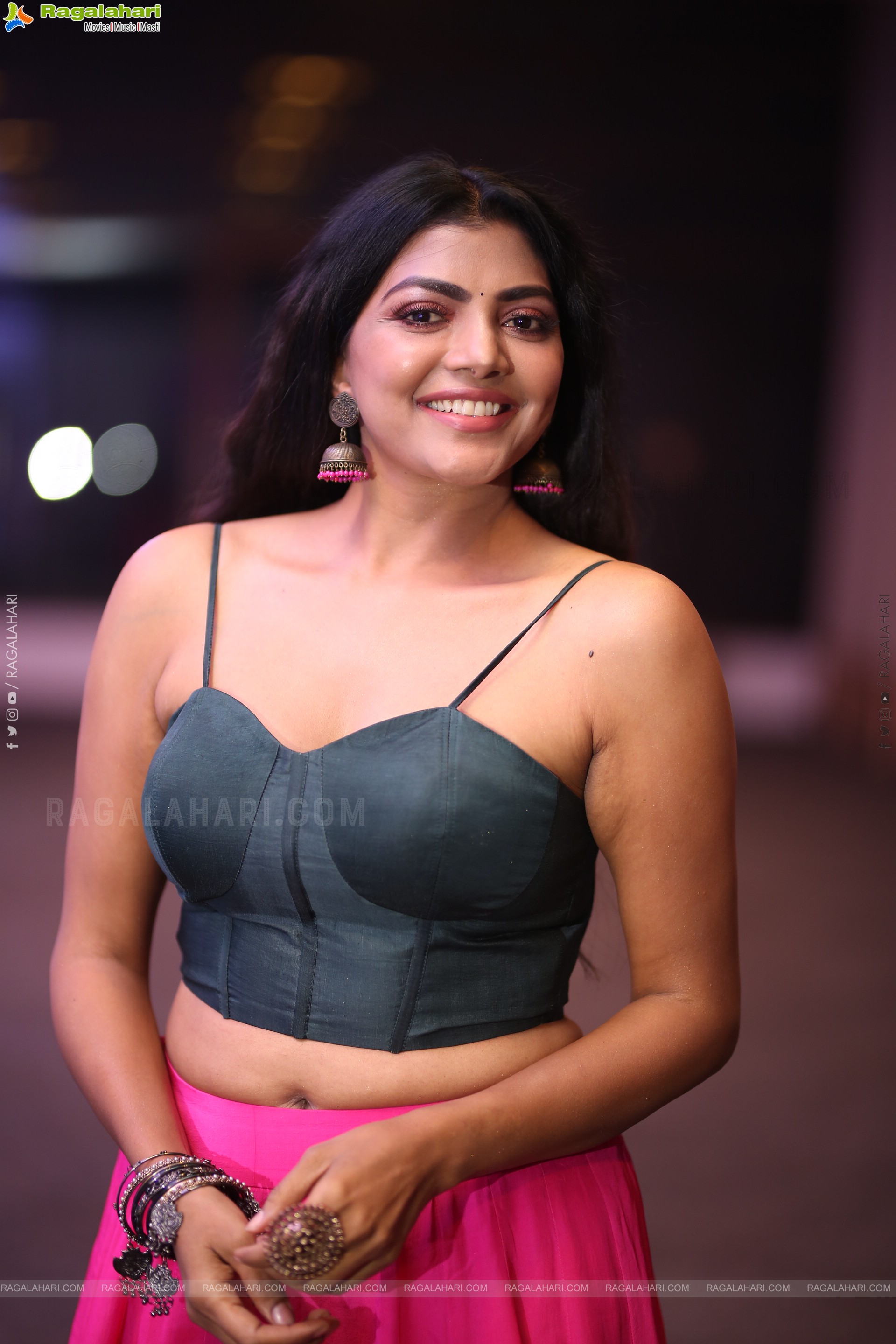 Lahari Shari at Spark Pre Release Event, HD Gallery