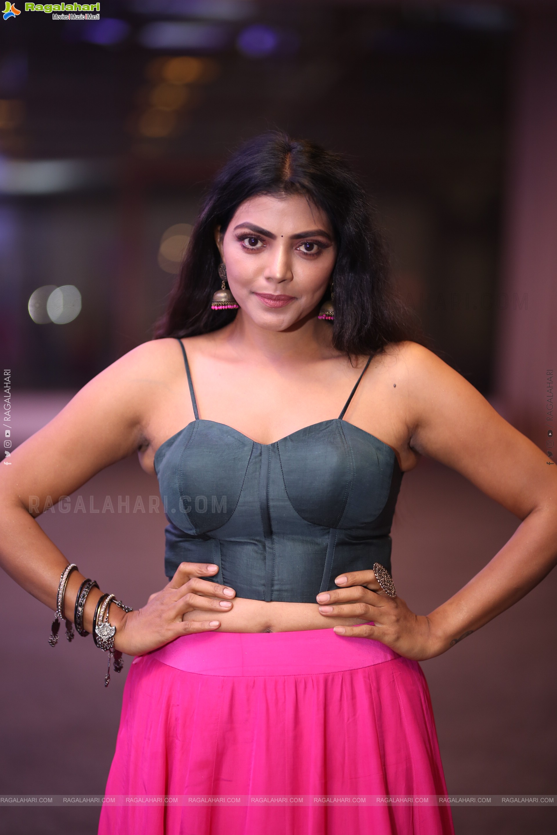 Lahari Shari at Spark Pre Release Event, HD Gallery