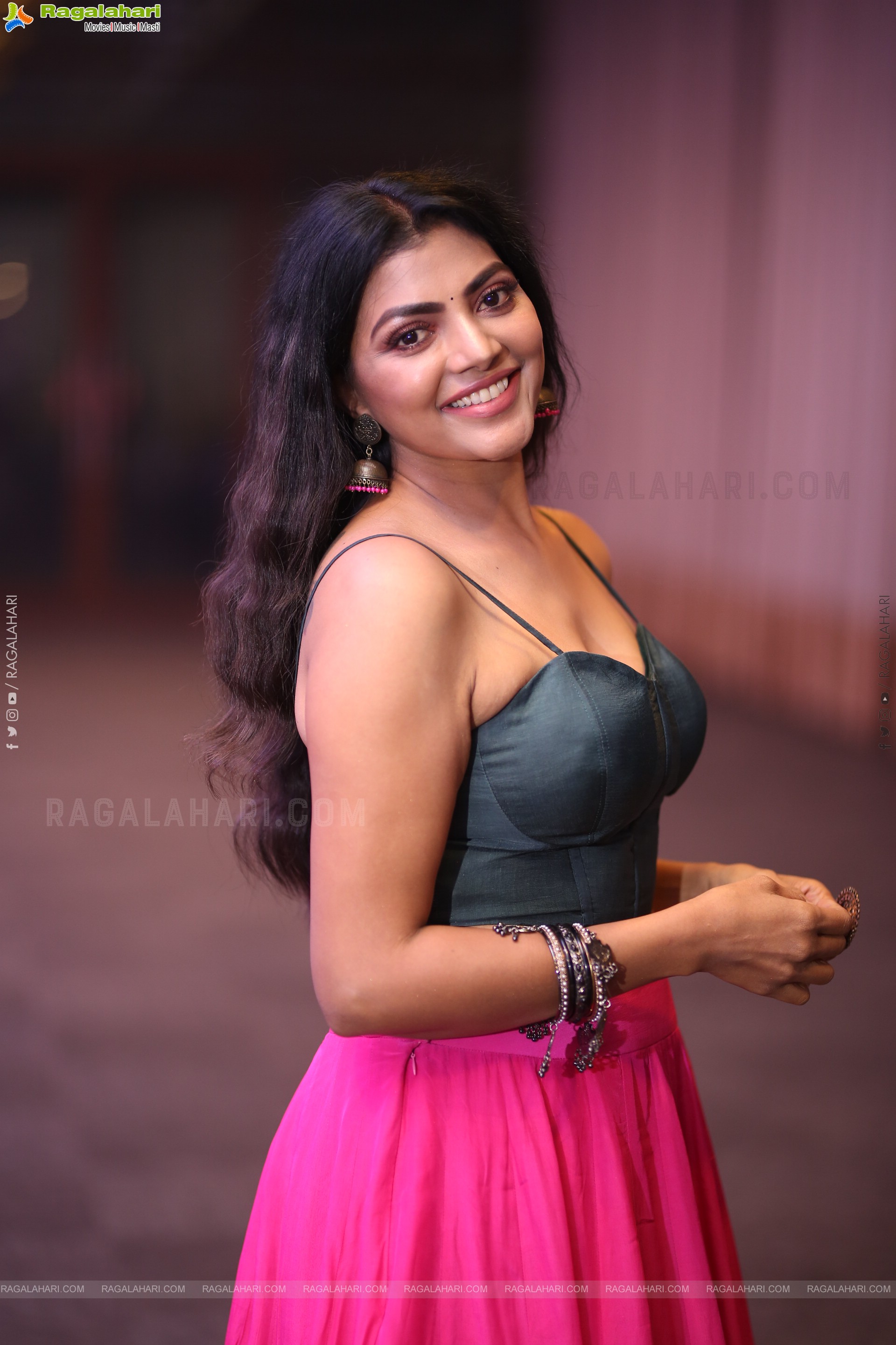 Lahari Shari at Spark Pre Release Event, HD Gallery