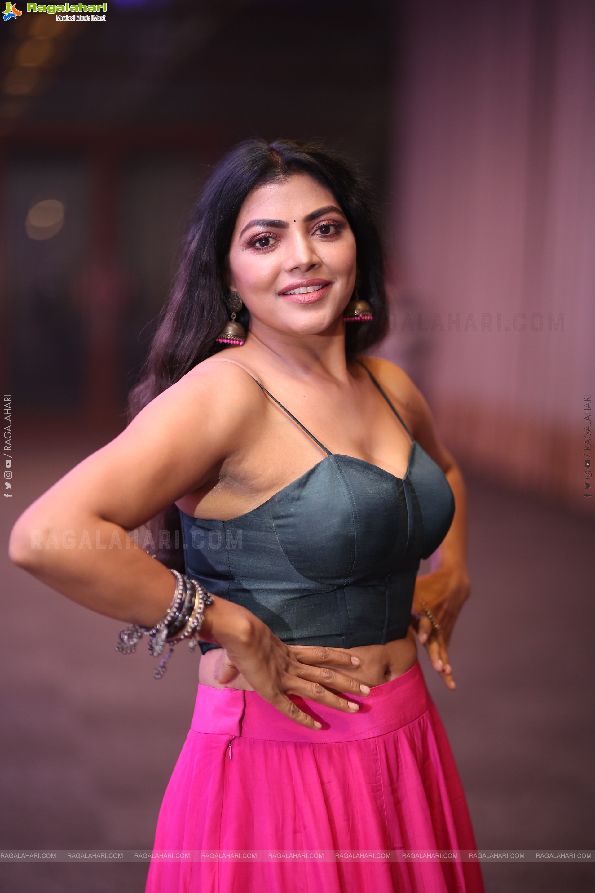 Lahari Shari at Spark Pre Release Event, HD Gallery