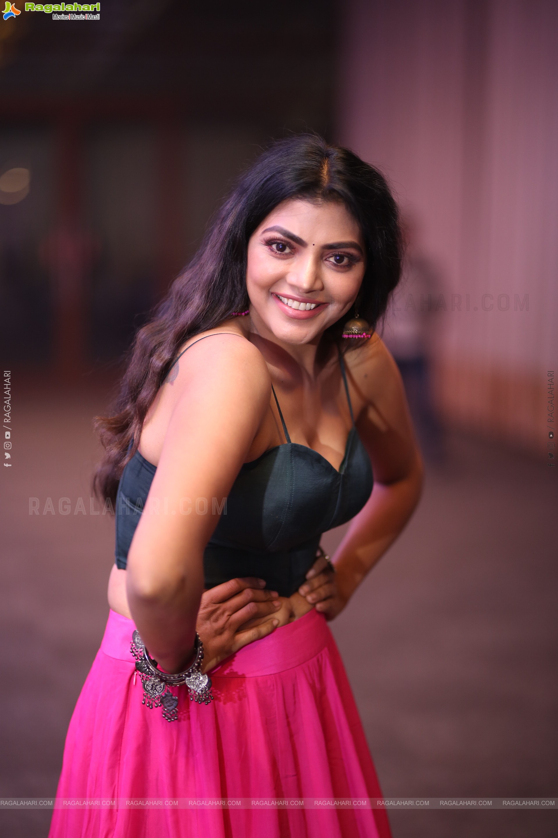 Lahari Shari at Spark Pre Release Event, HD Gallery