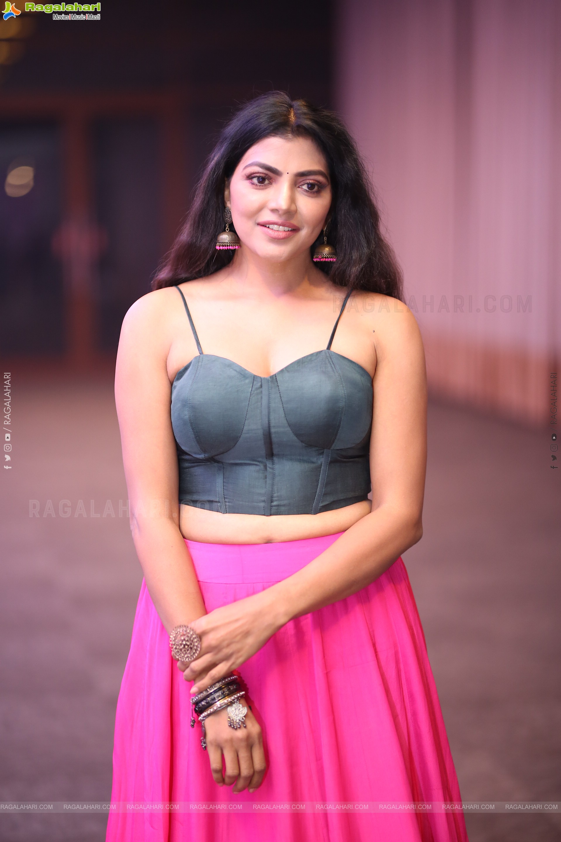 Lahari Shari at Spark Pre Release Event, HD Gallery