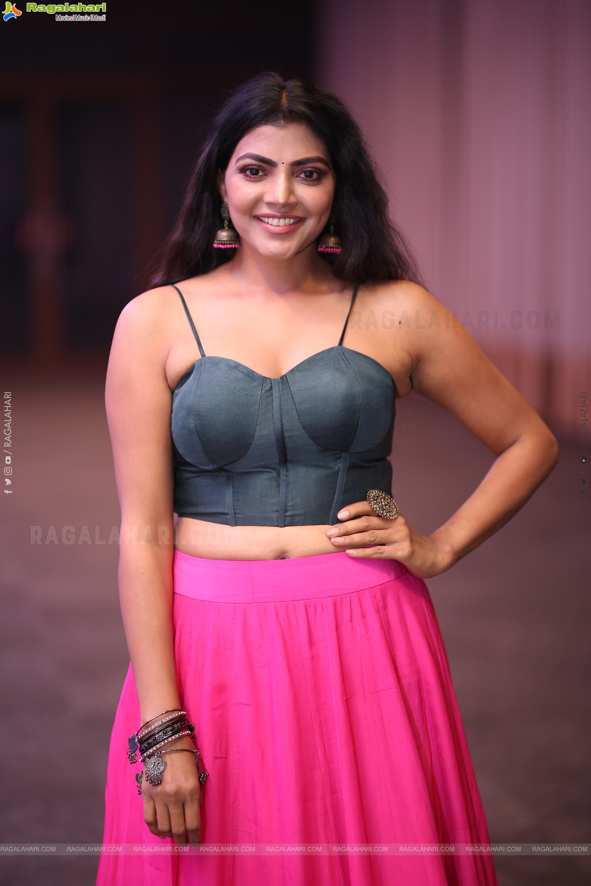 Lahari Shari at Spark Pre Release Event, HD Gallery