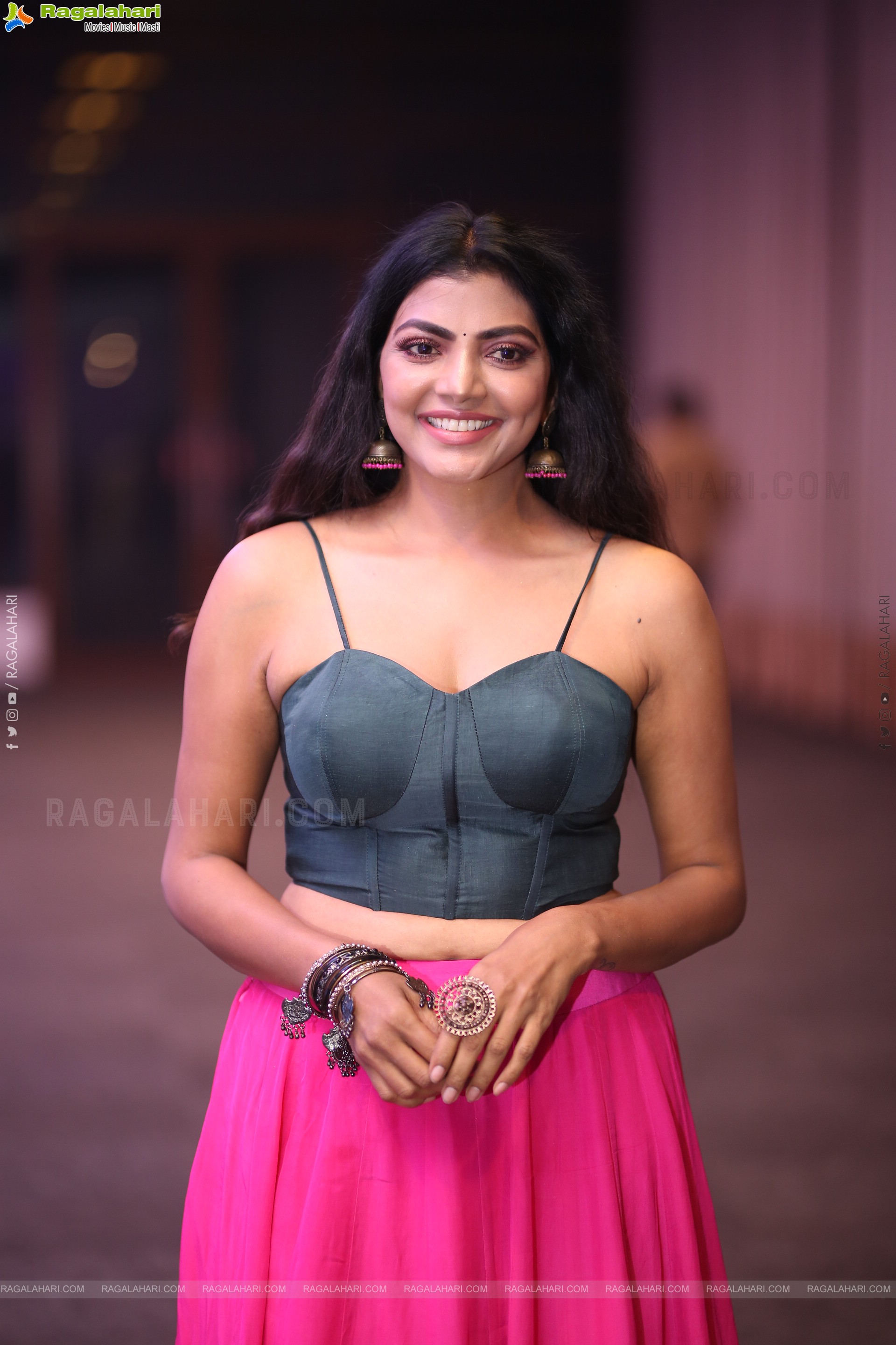 Lahari Shari at Spark Pre Release Event, HD Gallery