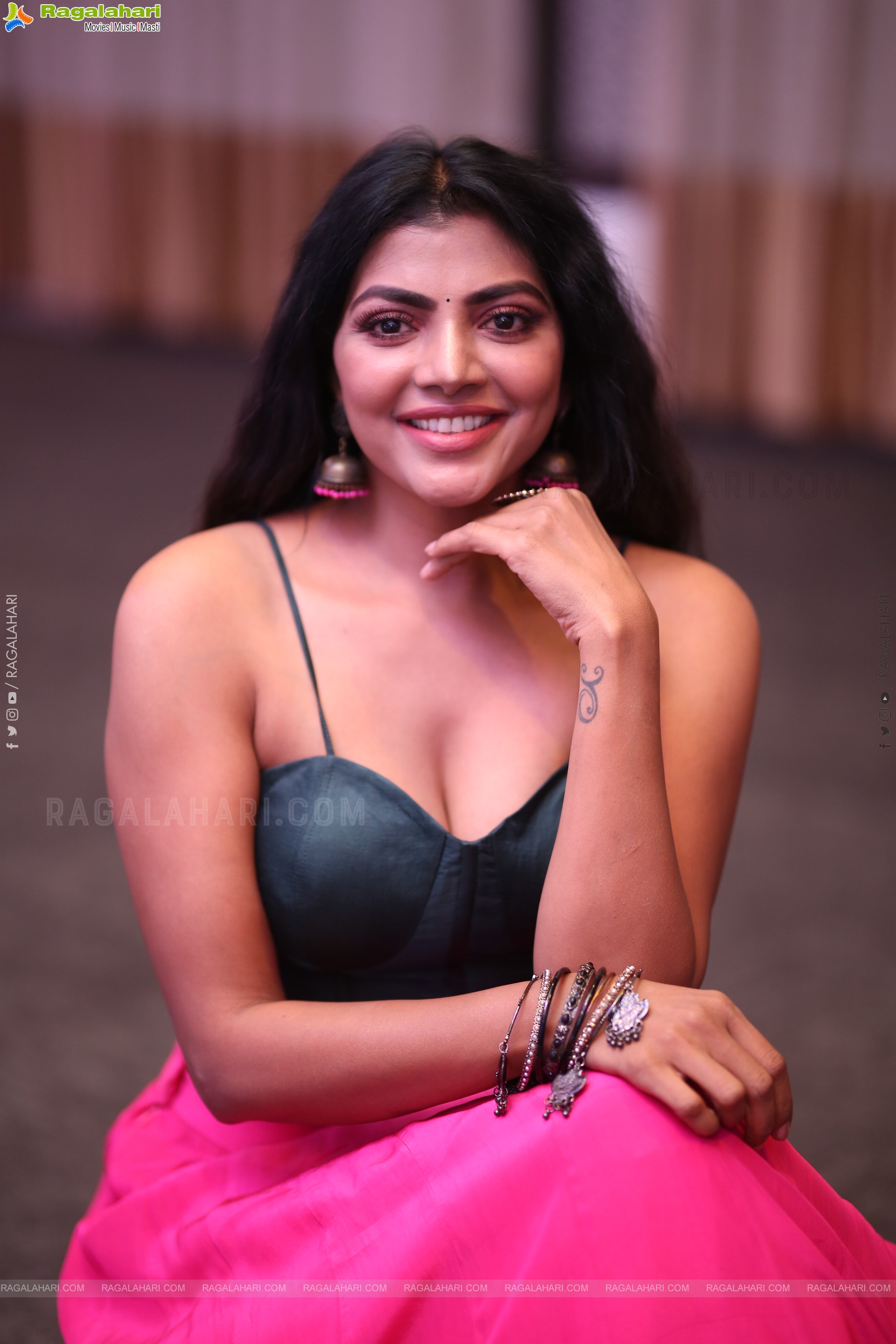 Lahari Shari at Spark Pre Release Event, HD Gallery