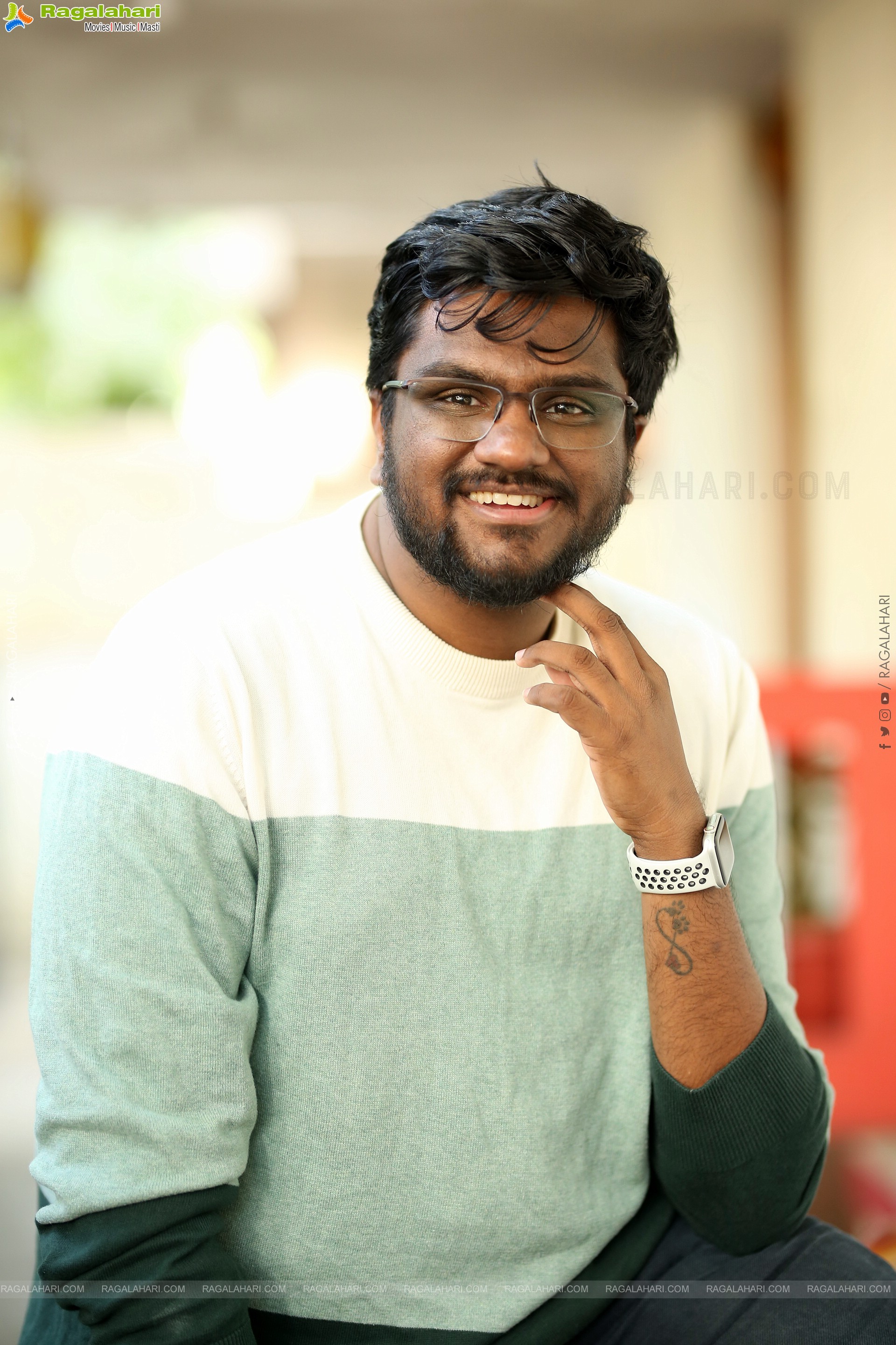 Producer Subhash Nuthalapati at Atharva Interview, HD Gallery