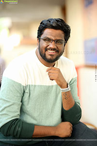 Producer Subhash Nuthalapati at Atharva Interview