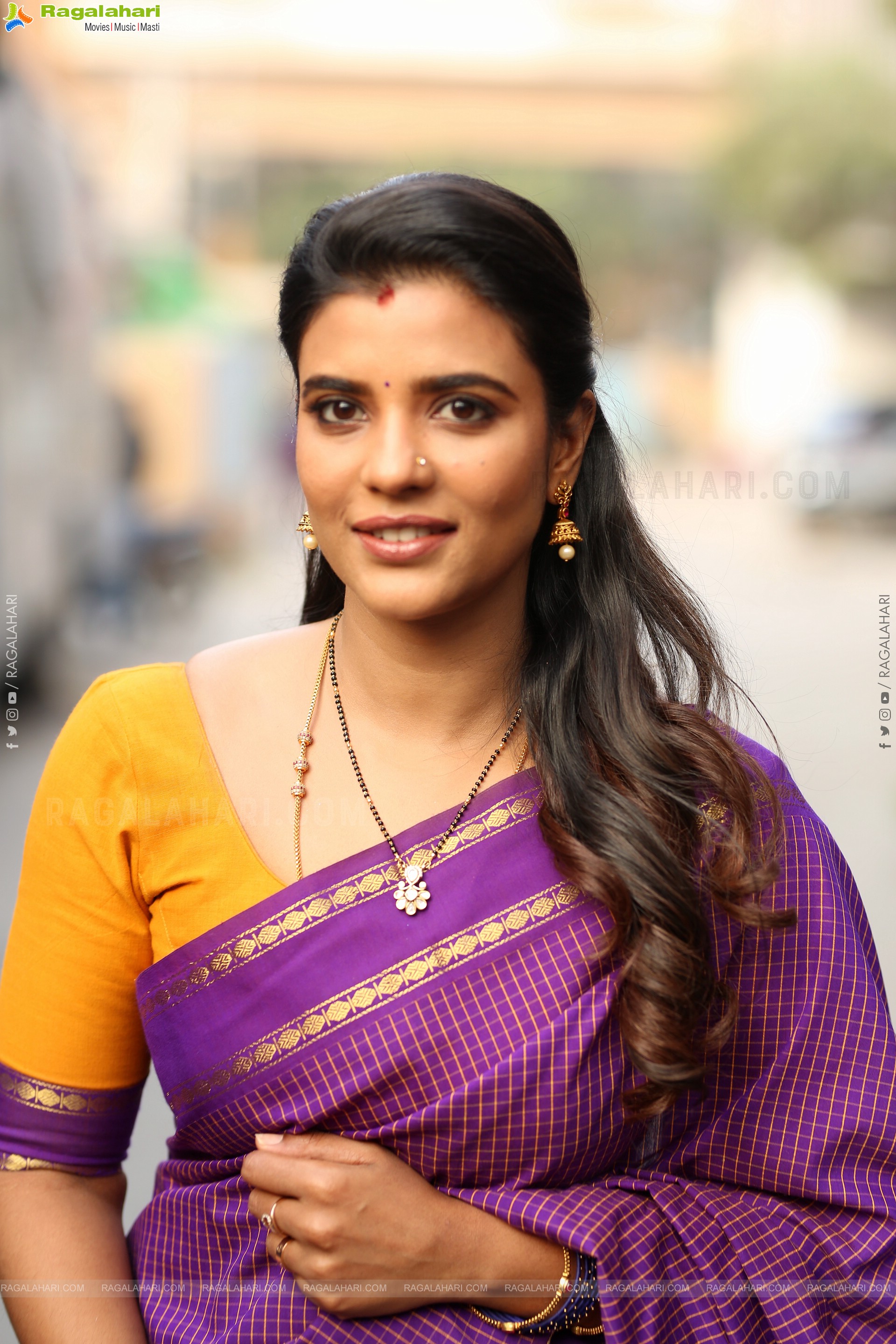 Aishwarya Rajesh at Sankranthiki Vasthunnaam Release Date Pressmeet, HD Gallery