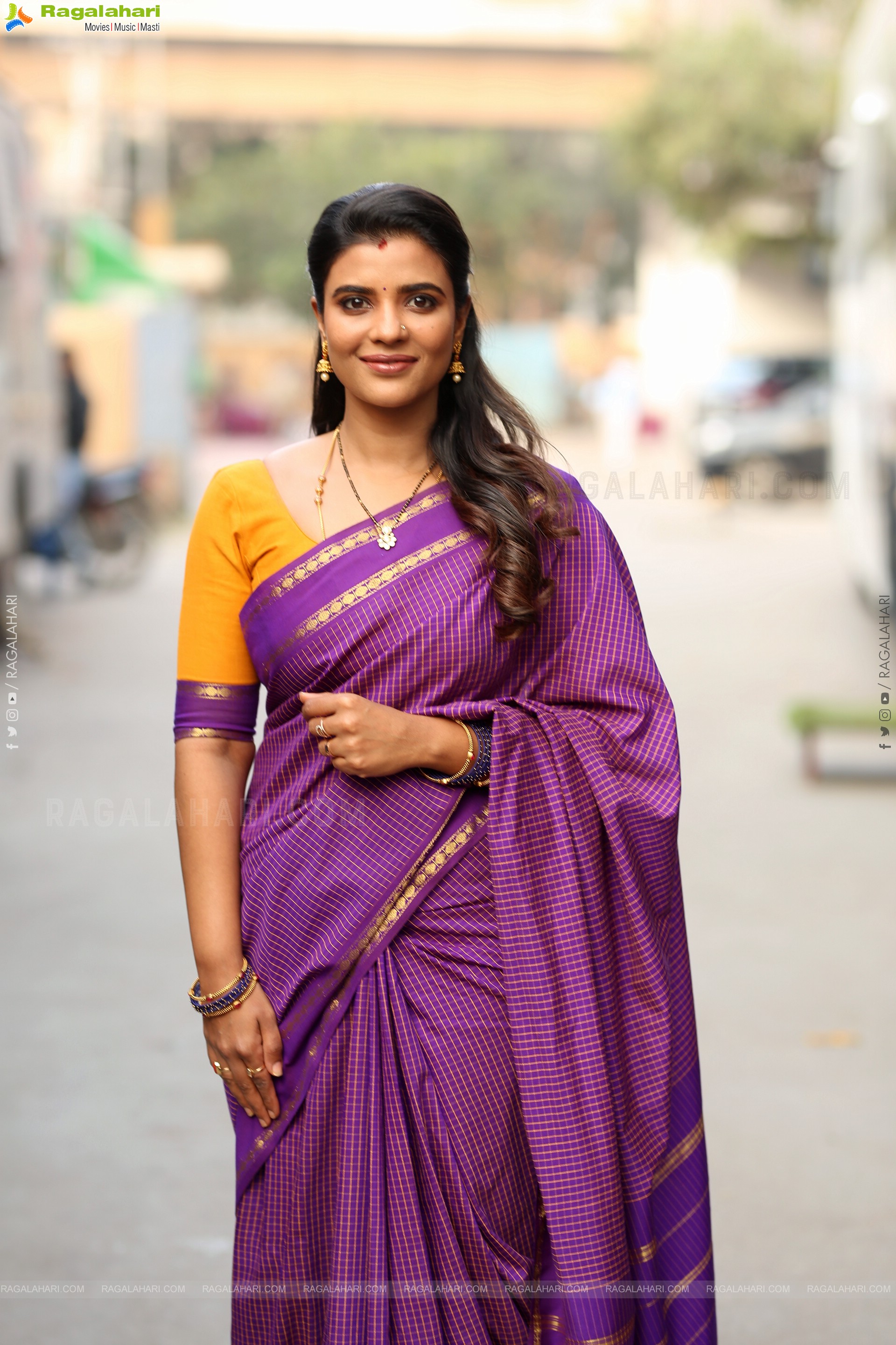 Aishwarya Rajesh at Sankranthiki Vasthunnaam Release Date Pressmeet, HD Gallery