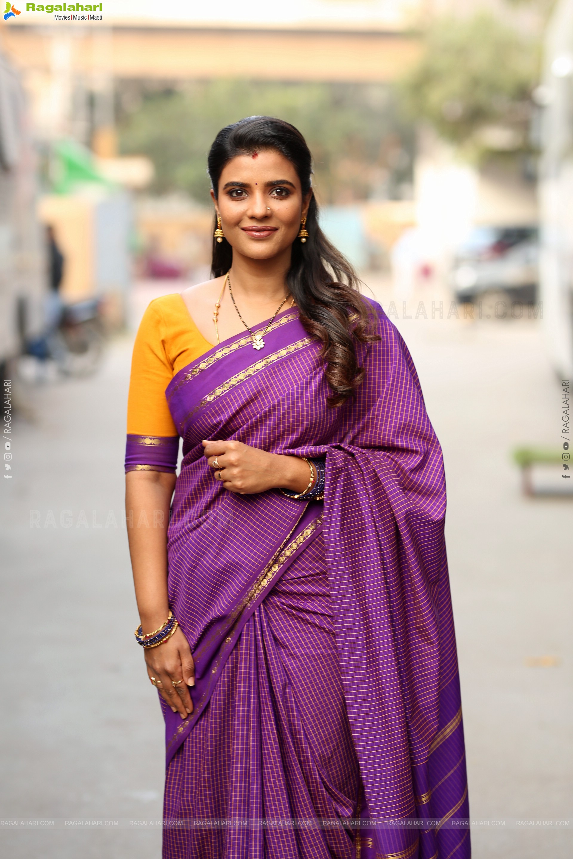 Aishwarya Rajesh at Sankranthiki Vasthunnaam Release Date Pressmeet, HD Gallery