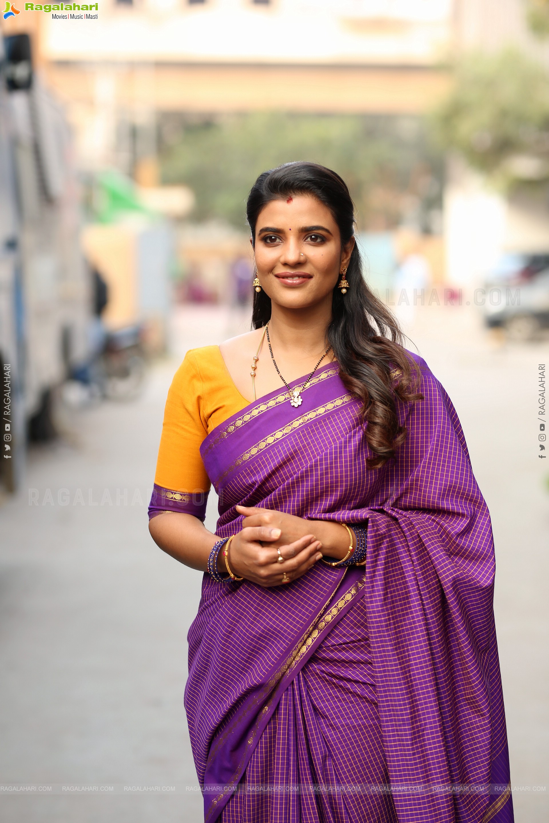 Aishwarya Rajesh at Sankranthiki Vasthunnaam Release Date Pressmeet, HD Gallery