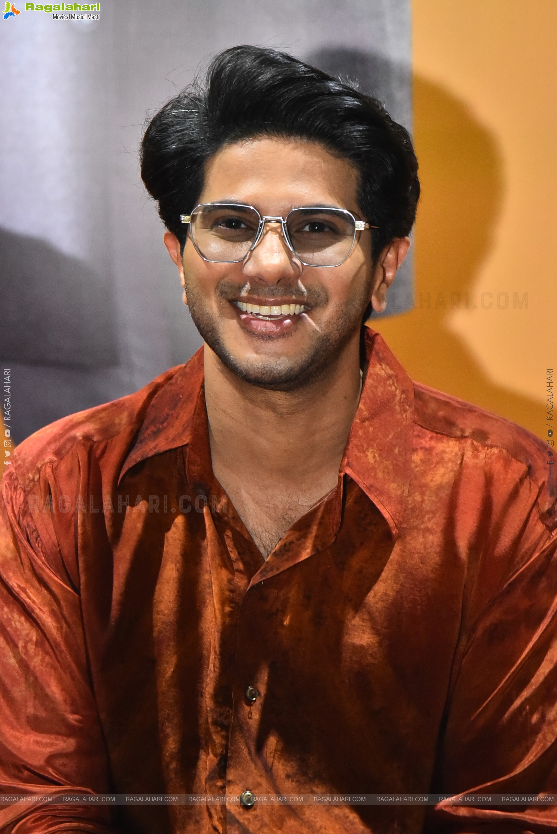 Dulquer Salmaan at Lucky Baskhar Success Interview, HD Gallery