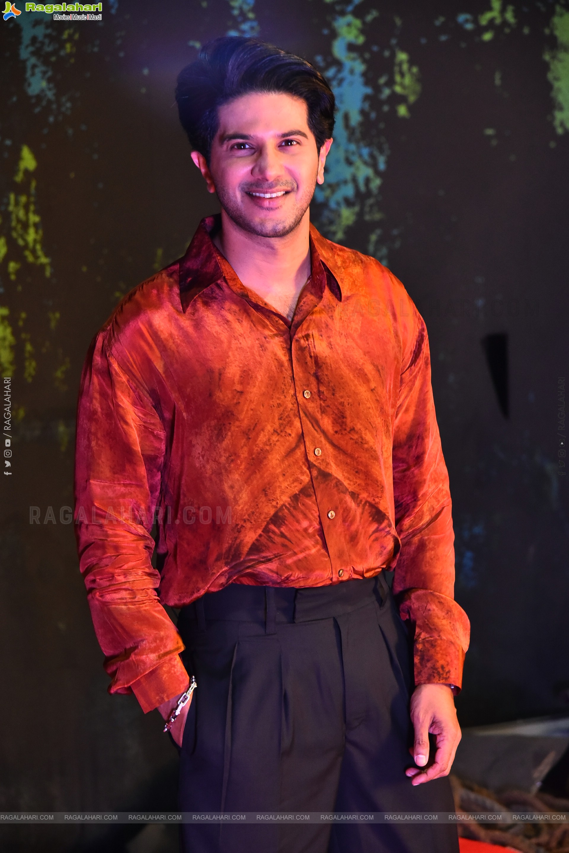 Dulquer Salmaan at Lucky Baskhar Success Interview, HD Gallery