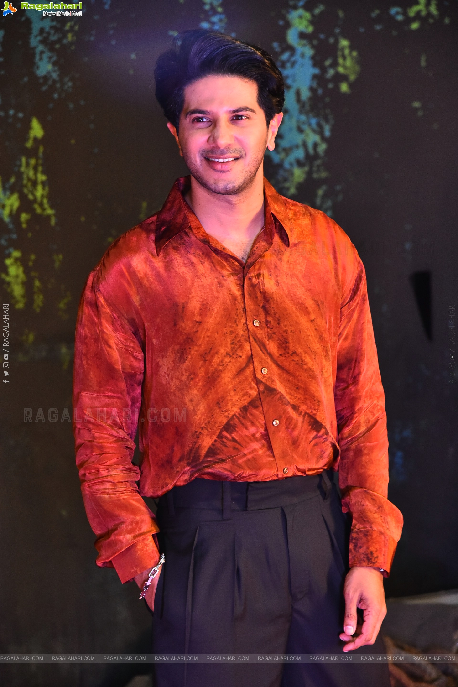 Dulquer Salmaan at Lucky Baskhar Success Interview, HD Gallery