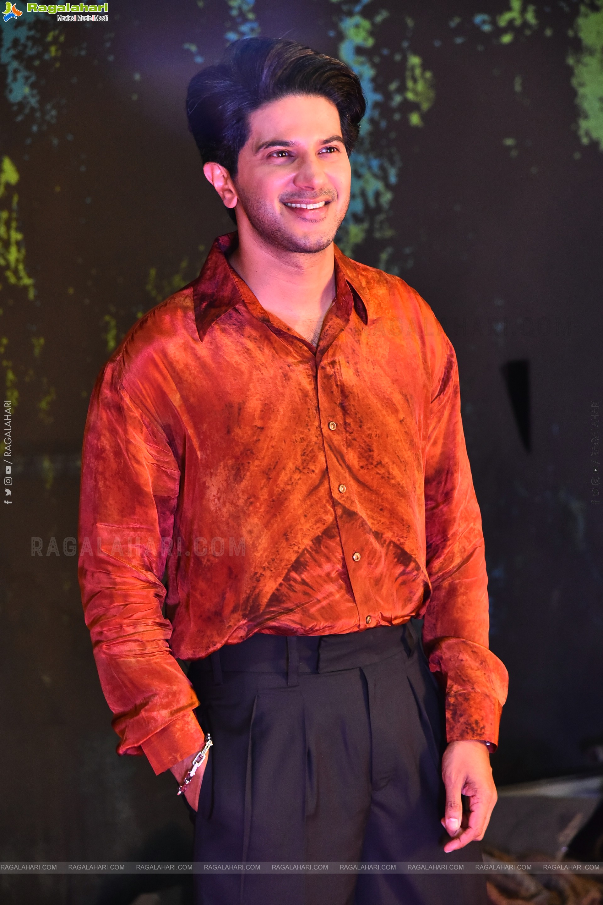 Dulquer Salmaan at Lucky Baskhar Success Interview, HD Gallery