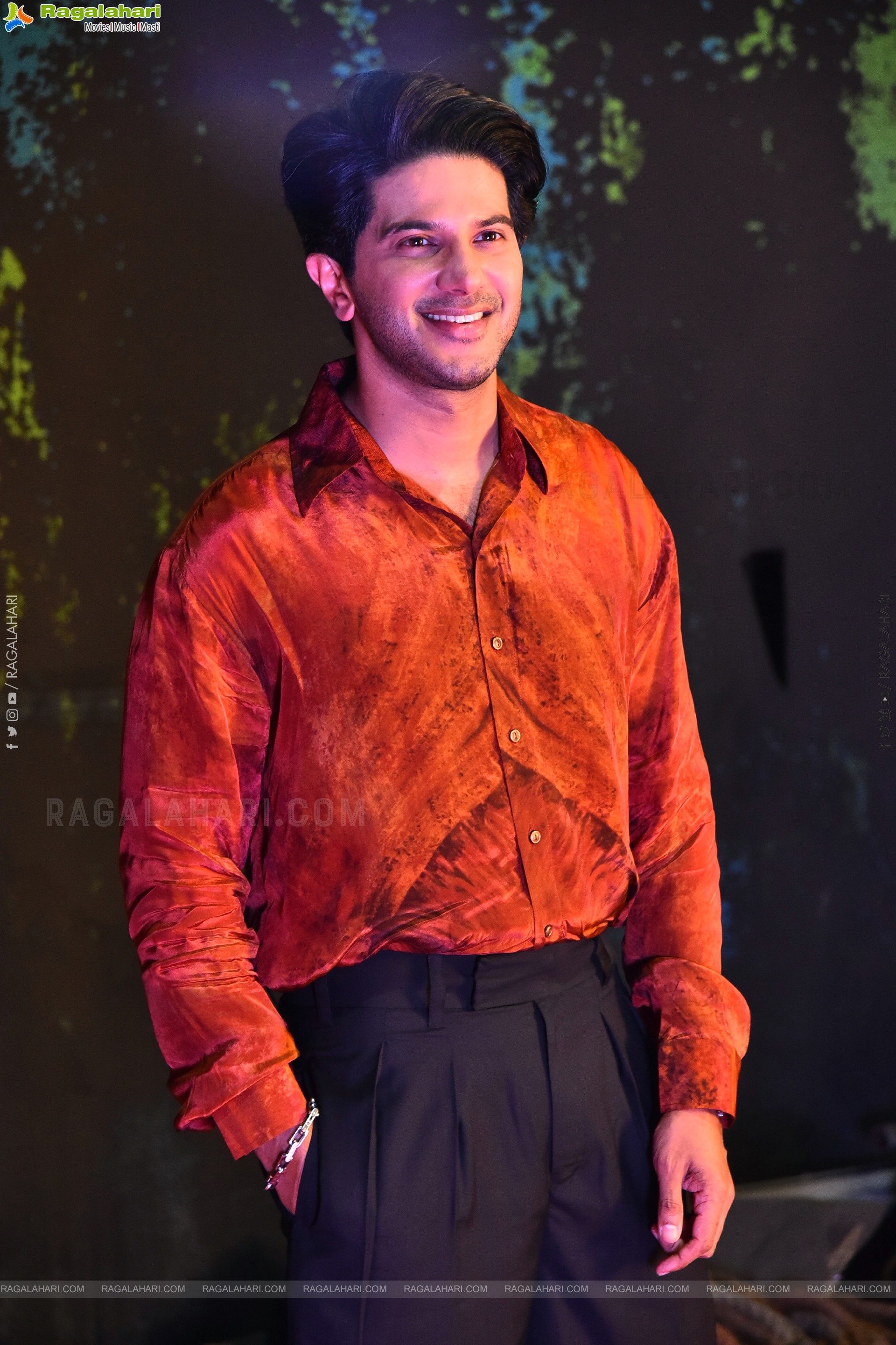 Dulquer Salmaan at Lucky Baskhar Success Interview, HD Gallery