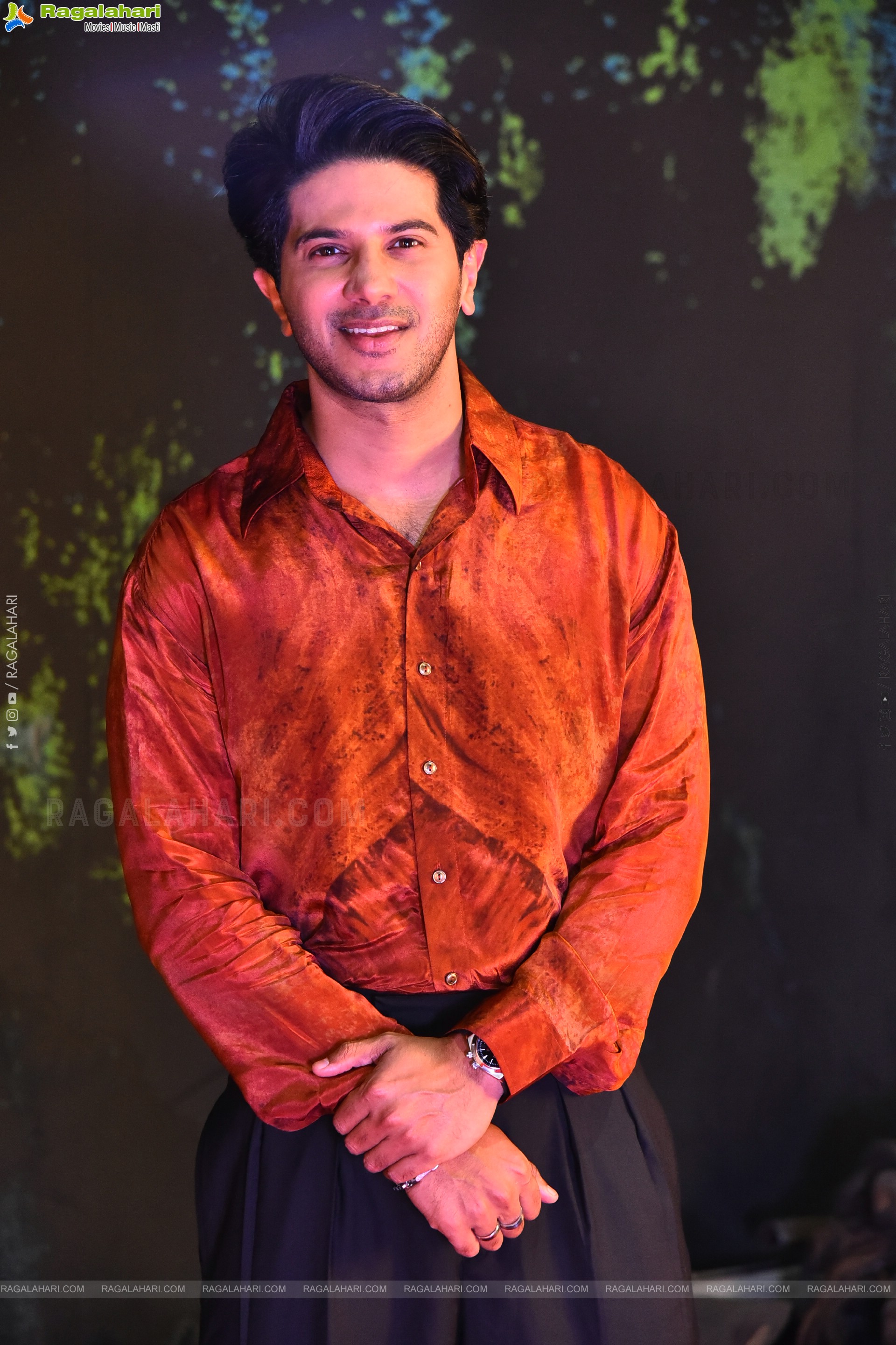 Dulquer Salmaan at Lucky Baskhar Success Interview, HD Gallery